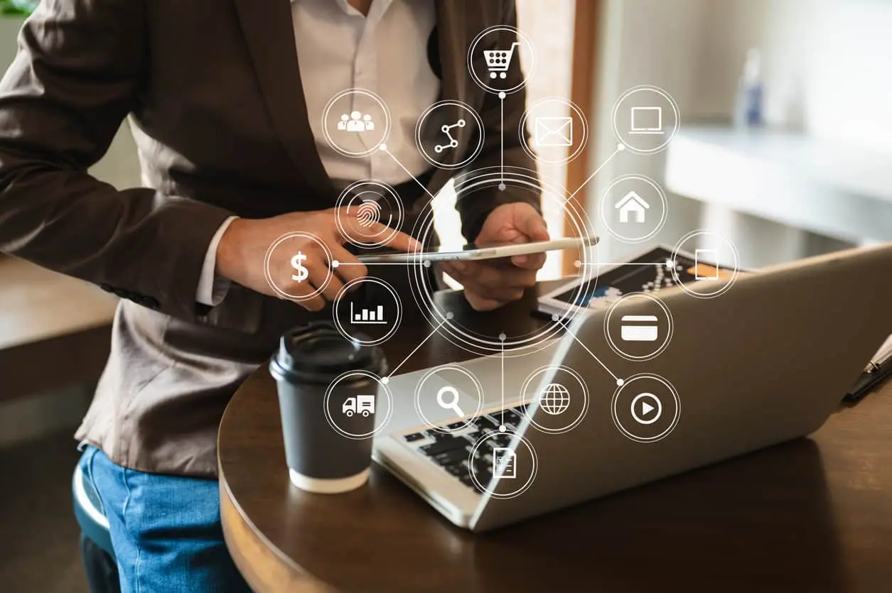 photo on someone typing