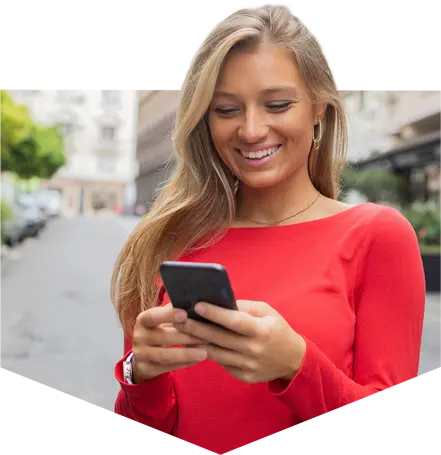 Person ready to open a savings account online