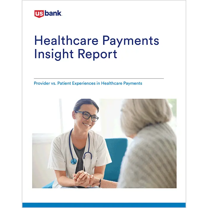 Employee at a clinic accepting payment from a patient.